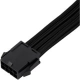 SilverStone 1 x 8 pin (6+2) PCIe SST-PP07E-PCIB kabel Zwart