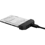 SilverStone Adapter USB 3.0 > 22-Pin SATA usb-adapter Zwart, 5Gb/s, EP02B