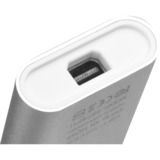 SilverStone EP11S USB hub adapter Aluminium/wit