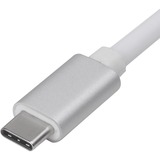 SilverStone EP11S USB hub adapter Aluminium/wit