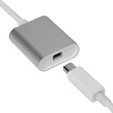 SilverStone EP11S USB hub adapter aluminium/wit