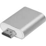 SilverStone EP11S USB hub adapter Aluminium/wit