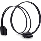 SilverStone SATA III Kabel 30cm Zwart, 6Gb/s, Low Profile Connector, CP11B-300