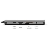 Sitecom USB-C Multi Adapter Grijs, CN-382