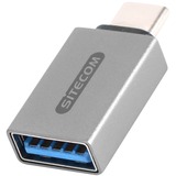 Sitecom USB-C naar USB-A 3.0 Adapter Zilver