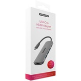 Sitecom USB-C to HDMI Adapter Grijs, CN-380