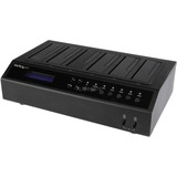 Startech USB 3.0 6-bay harde-schijfduplicatordock kopieerstation Zwart