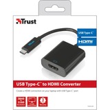 Trust USB Type-C - HDMI Adapter usb-adapter Zwart, 21011