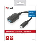 Trust USB Type-C - USB 3.0 Converter usb-adapter Zwart, 20967