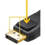 goobay Aansluitkabel DisplayPort 1.2 stekker > DisplayPort 1.2 stekker Zwart, 3 meter