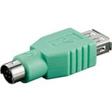 goobay Adapter PS/2 > USB Groen