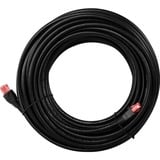 goobay Cat.6 netwerkkabel Zwart, 20 meter, U/UTP, Outdoor
