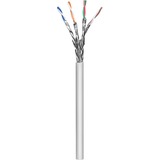goobay Cat.6a netwerkkabel Grijs, 305 meter, S/FTP, RJ-45, Ruwe kabel