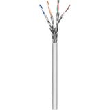 goobay Cat.6a netwerkkabel Grijs, 50 meter, S/FTP, RJ-45, Ruwe kabel