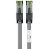 goobay Cat.8.1 netwerkkabel Grijs, 0,5 meter, S/FTP (PiMF), RJ-45