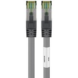 goobay Cat.8.1 netwerkkabel Grijs, 5 meter, S/FTP (PiMF), RJ-45