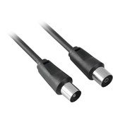goobay Coax kabel Zwart, 10 meter