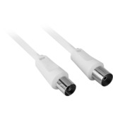 goobay Coax-kabel, 15 m Wit