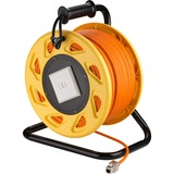 goobay Netwerkkabel RJ-45 S/FTP met Cat.7a Oranje, 90 meter, verlengkabel