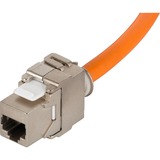 goobay Netwerkkabel RJ-45 S/FTP met Cat.7a Oranje, 90 meter, verlengkabel
