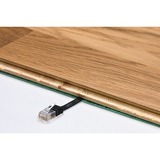 goobay Patchkabel RJ45 Stekker > RJ45 Stekker CAT.6 U/UTP Zwart, 10 m, Platte kabel