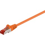 goobay Patchkabel RJ-45 S/FTP met Cat.6 Oranje, 10 meter