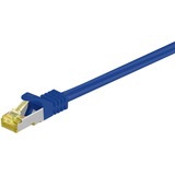 goobay Patchkabel RJ-45 S/FTP met Cat.7 Blauw, 0,25 meter, Ruwe kabel
