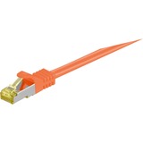goobay Patchkabel RJ-45 S/FTP met Cat.7 Oranje, 3 meter, Ruwe kabel