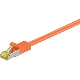 goobay Patchkabel RJ-45 S/FTP met Cat.7 Oranje, 5 meter, Ruwe kabel