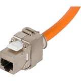 goobay Patchkabel RJ-45 S/FTP met Cat.7a Oranje, 90 meter, verlengkabel