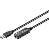 goobay Repeater USB 3.0 verlengkabel Zwart, 5 m