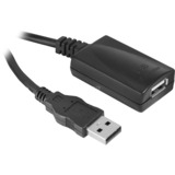goobay USB 2.0 verlengkabel Zwart, 5 meter, Actieve repeater