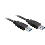 goobay USB 3.0 kabel Zwart, 3 meter