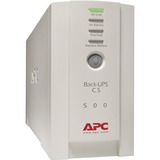 APC Back-UPS 500VA noodstroomvoeding Beige, 4x C13 uitgang, USB, BK500EI, Retail