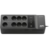 APC Back-UPS 850VA met USB Type-C en A oplaadpoorten Zwart, 8x Schuko, BE850G2-GR