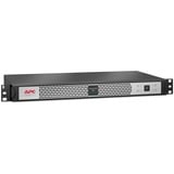 APC Smart-UPS C Lithium Ion, Short Depth 500VA, Network Card Grijs/zwart, 4x C13 uitgang, rack mountable, 1U, SCL500RMI1UNC