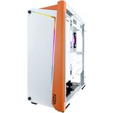 AZZA Apollo 430 midi tower behuizing Wit/oranje | 2x USB-A | RGB | Window