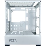 AZZA Apollo 430 midi tower behuizing Wit/oranje | 2x USB-A | RGB | Window