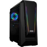 AZZA Chroma 410A midi tower behuizing Zwart | 4x USB-A | Window