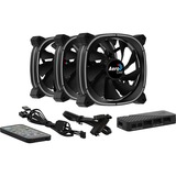 Aerocool Astro 12 Pro case fan Zwart, 3 stuks