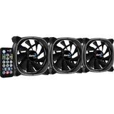 Aerocool Astro 12 Pro case fan Zwart, 3 stuks
