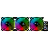 Aerocool Astro 12 Pro case fan Zwart, 3 stuks