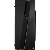 Aerocool Bolt Tower-behuizing Zwart | 2x USB-A 2.0 | USB-A 3.2 (5 Gbit/s) | 2x Audio | Window-kit