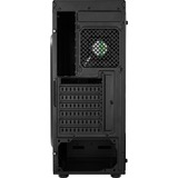 Aerocool Bolt Tower-behuizing Zwart | 2x USB-A 2.0 | USB-A 3.2 (5 Gbit/s) | 2x Audio | Window-kit