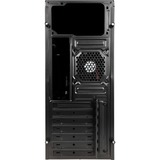 Aerocool CS-1102 Tower-behuizing Zwart | 2x USB-A 2.0 | USB-A 3.2 (5 Gbit/s) | 2x Audio