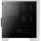 Aerocool Cylon Mini Tower-behuizing Wit/zwart | USB-A 2.0 | USB-A 3.2 (5 Gbit/s) | 2x Audio | Window-kit