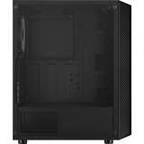 Aerocool Hive FRGB v3 Tower-behuizing Zwart | USB-A 2.0 | 2x USB-A 3.2 (5 Gbit/s) | 2x Audio | Window-kit