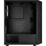 Aerocool Hive FRGB v3 Tower-behuizing Zwart | USB-A 2.0 | 2x USB-A 3.2 (5 Gbit/s) | 2x Audio | Window-kit