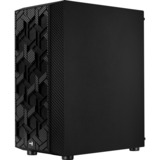 Aerocool Hive FRGB v3 Tower-behuizing Zwart | USB-A 2.0 | 2x USB-A 3.2 (5 Gbit/s) | 2x Audio | Window-kit