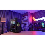 Aerocool Menace Saturn RGB midi tower behuizing Zwart | 2x USB-A | RGB | Window